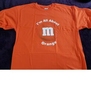 Vintage M&M I'm All About Orange TShirt - Never worn!